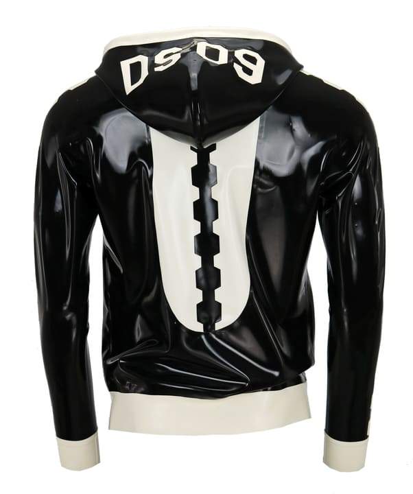 Latex Jacket GAMER Laser Edition black & white